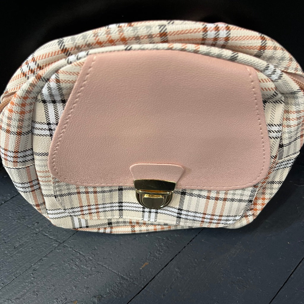 Plaid backpack