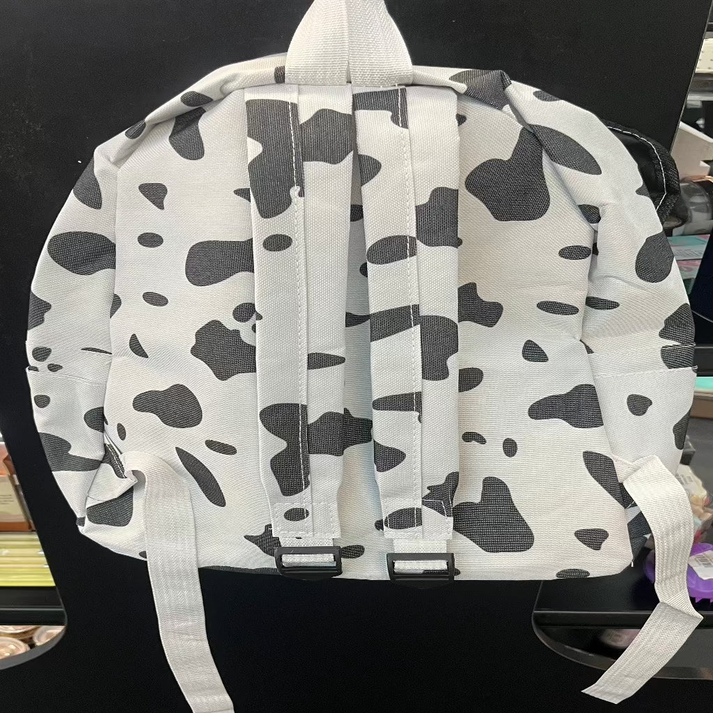 Cow Print Backpack