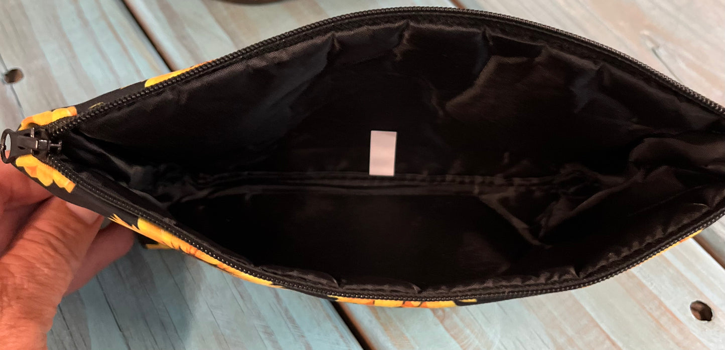 Sunflower Makeup Bag