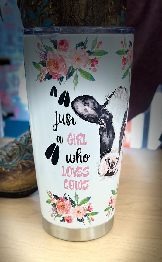 Just a Girl Tumbler