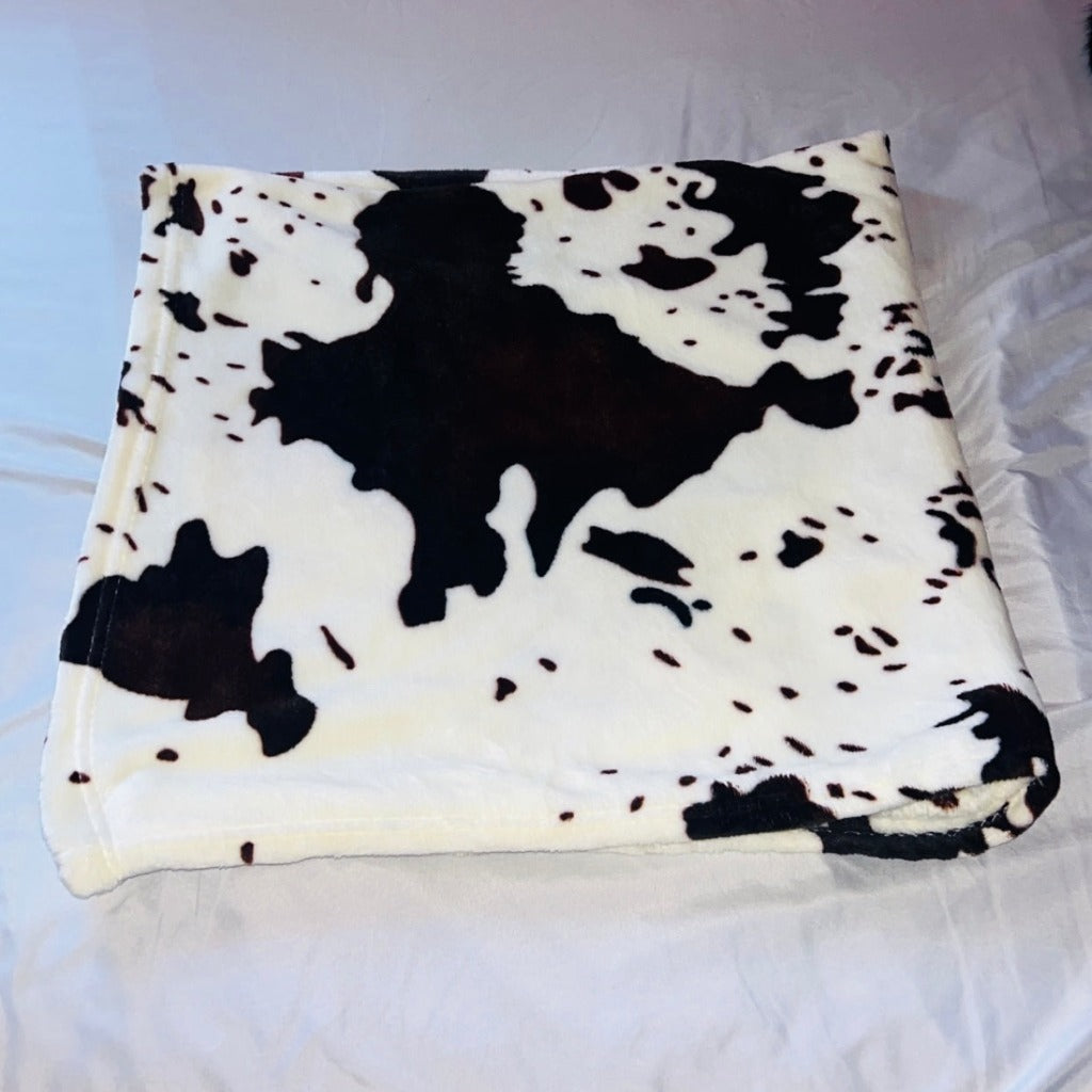 Cow Print Blanket