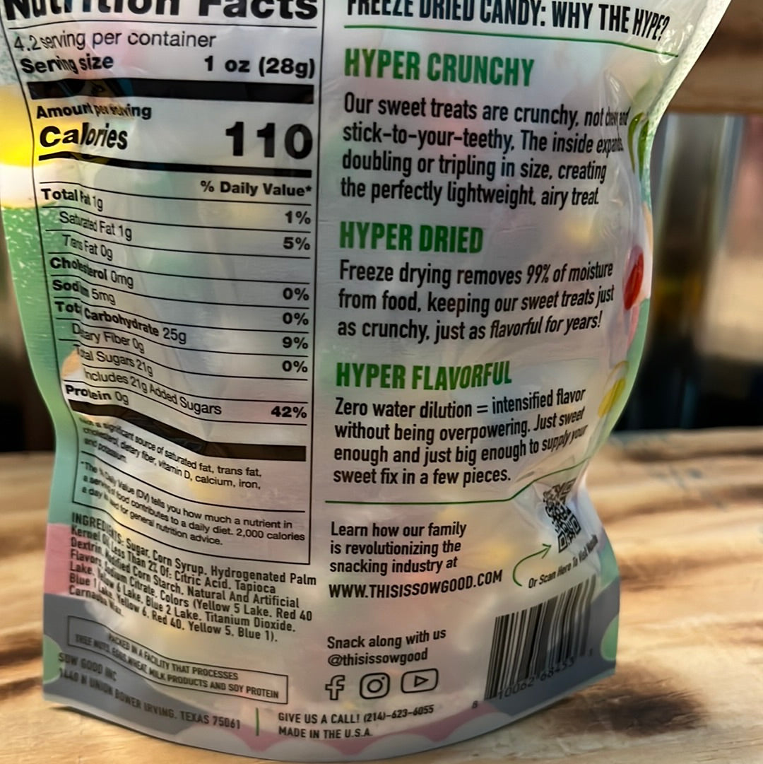 Rainbow Bites Freeze Dried