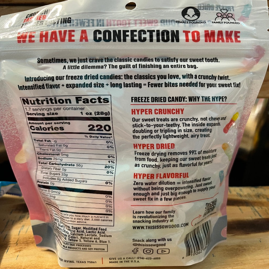 Crunchy Bears Freeze Dried