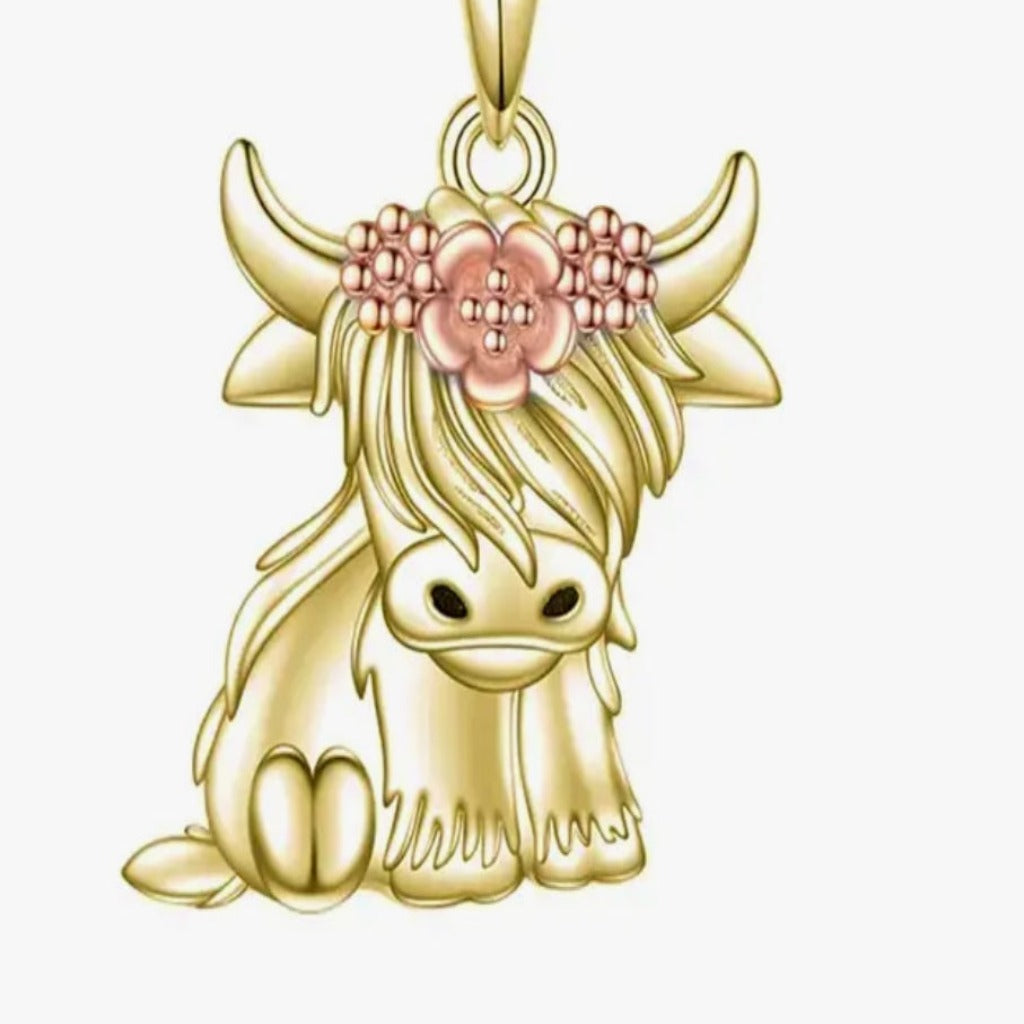 Betsy The Cow Necklace