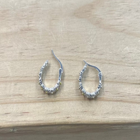 Daisy Hoop Earrings