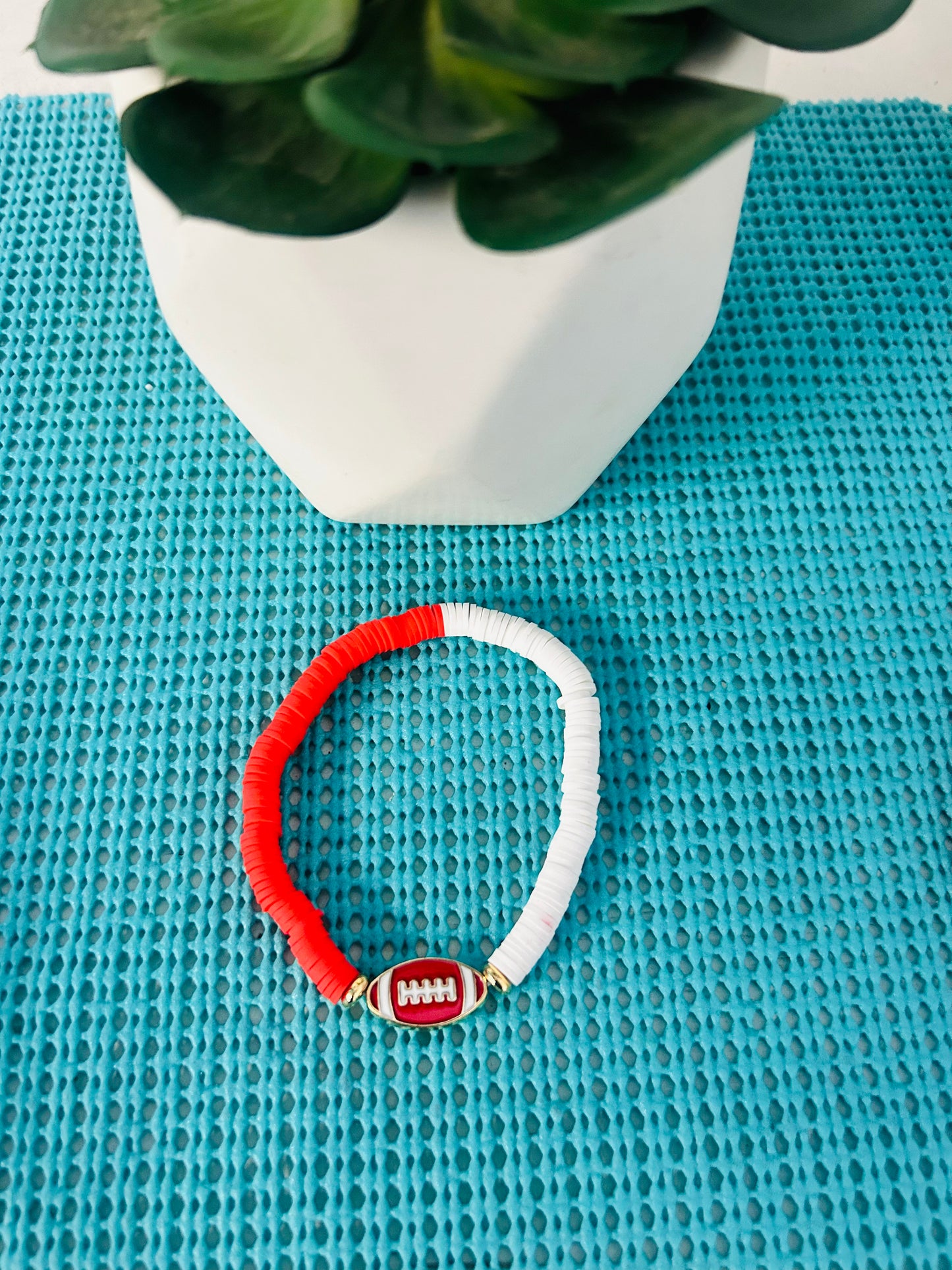 Red Game Day Bracelets