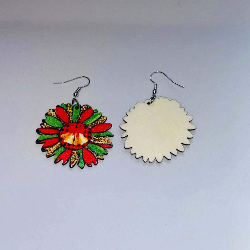 Festive Sunflower Earrings