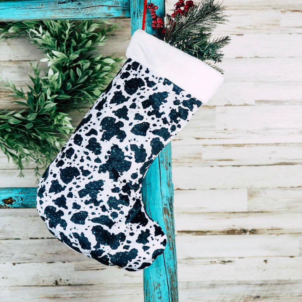 Cow print Stocking