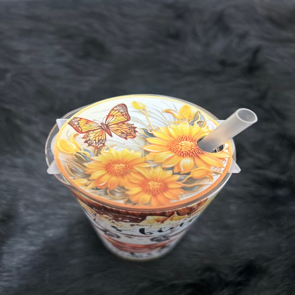 Butterfly Tumbler Plate