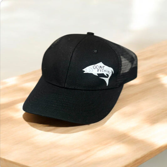 Gone Fishing Baseball Hat