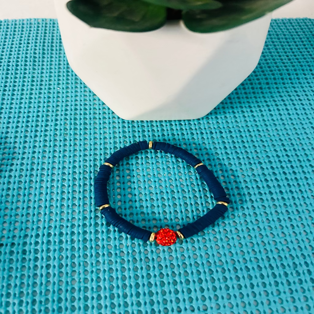 Orange Game Day Bracelets