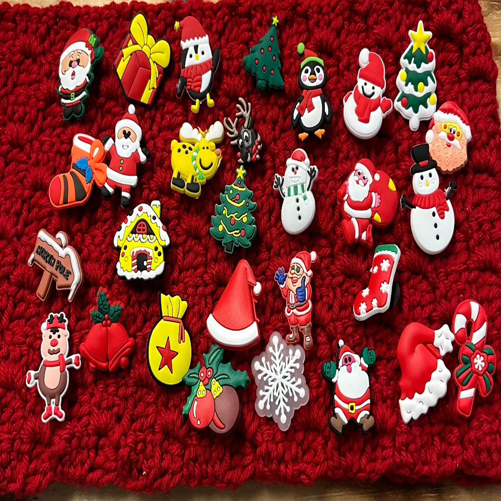 Christmas Croc Charms