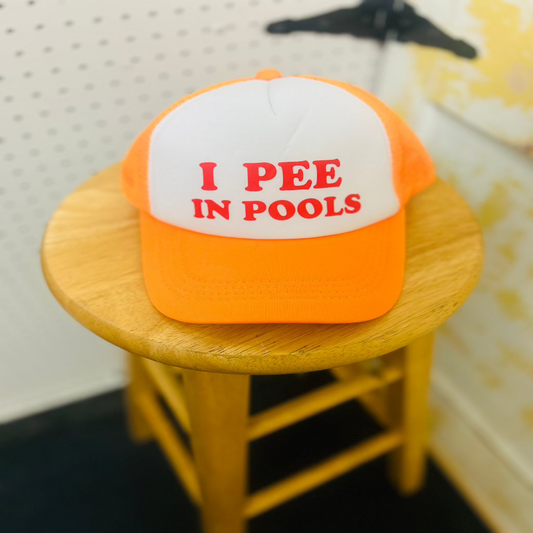 I Pee In Pools Hat