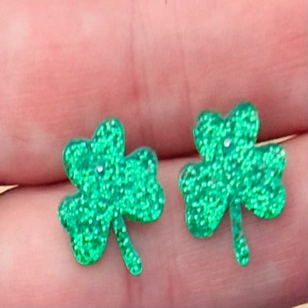 Shamrock Stud Earrings