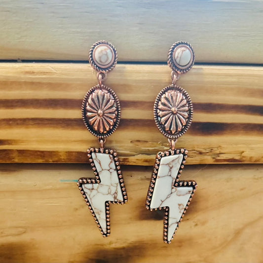Concho Lightning Earrings