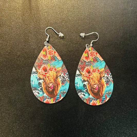 Sassy The Cow Earrings