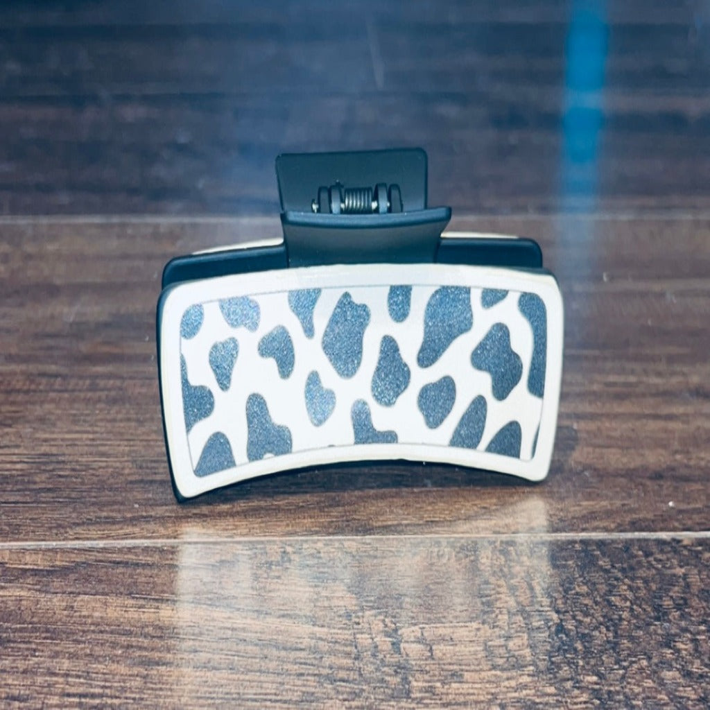 Annabelle Cow Print Hair Claw