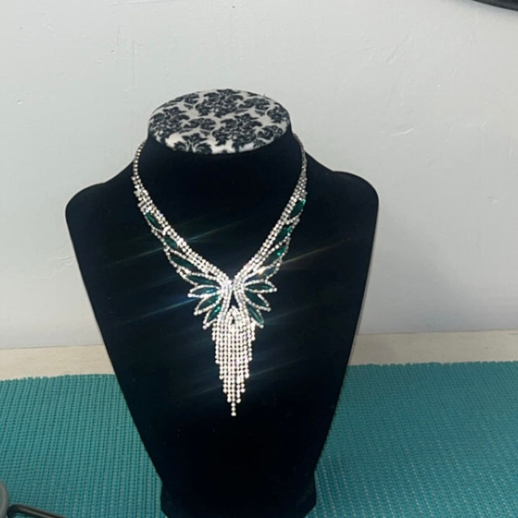 Butterfly Rhinestone Necklace