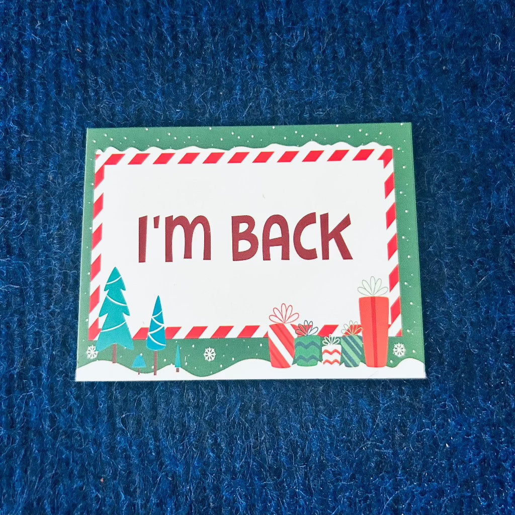 I’m Back