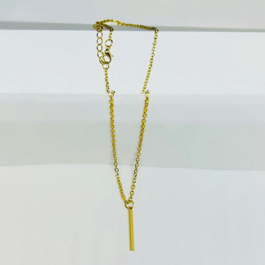 Holly Gold Bar Necklace
