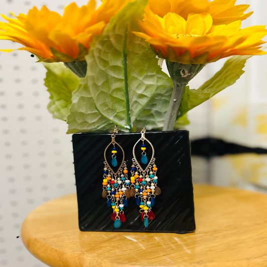 Colorful Teardrop Earrings