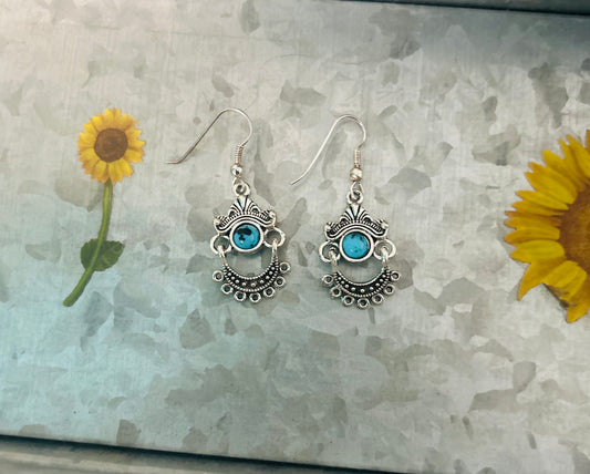 Turquoise Trails Earrings