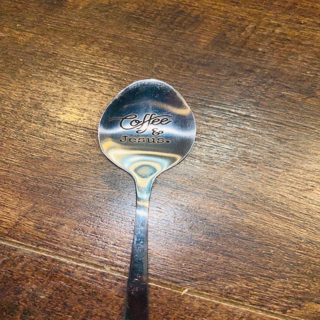 Coffee and Jesus Spoon