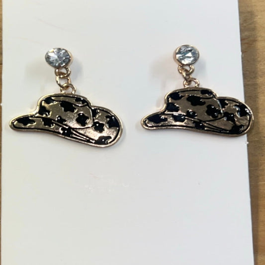 Cowgirl Hat Earrings