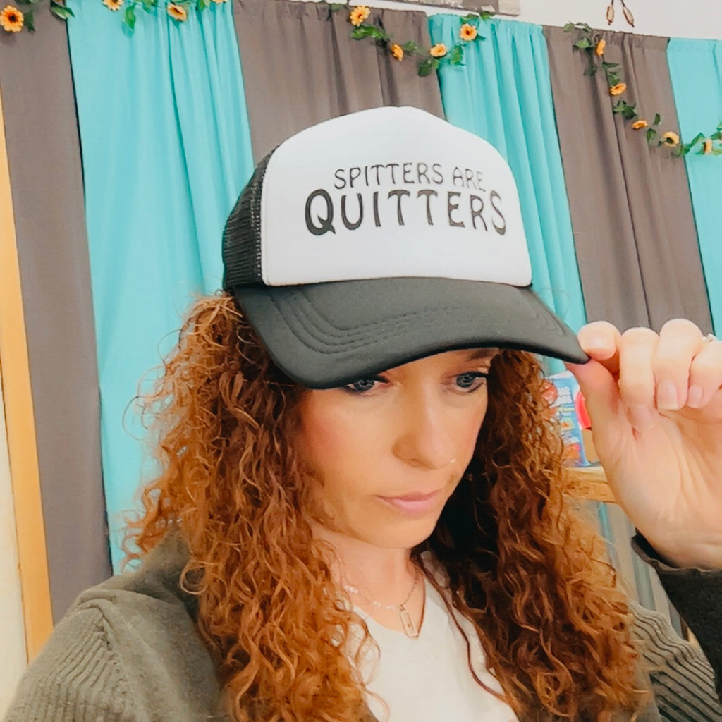 Quitters Baseball Hat