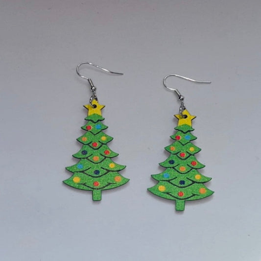 Christmas Tree Earrings