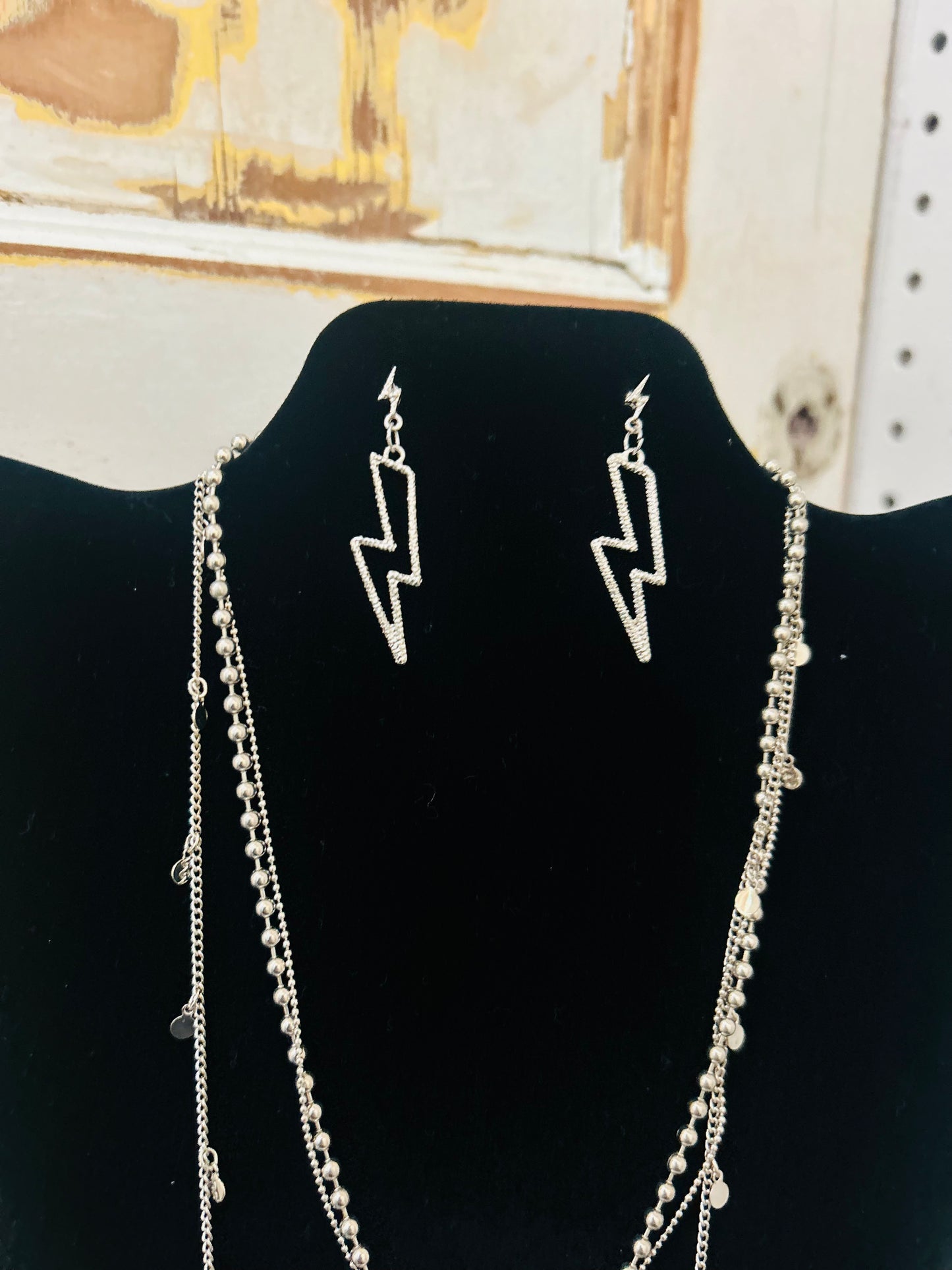 Lightning Strike Necklace Set