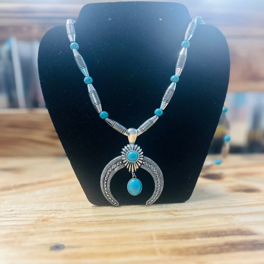 Tosha Squash Blossom Necklace