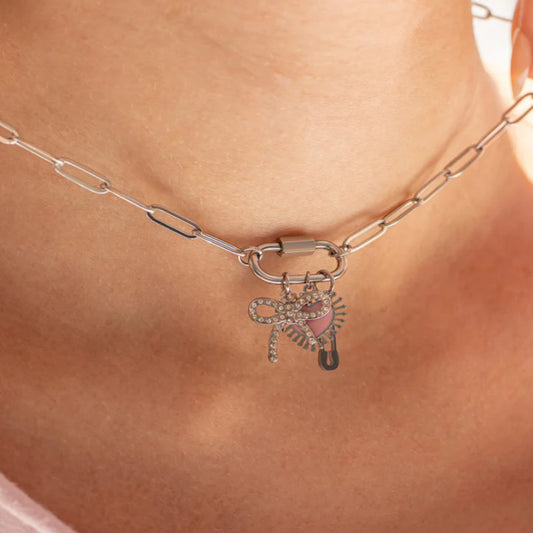 Carabiner Paperclip Necklace