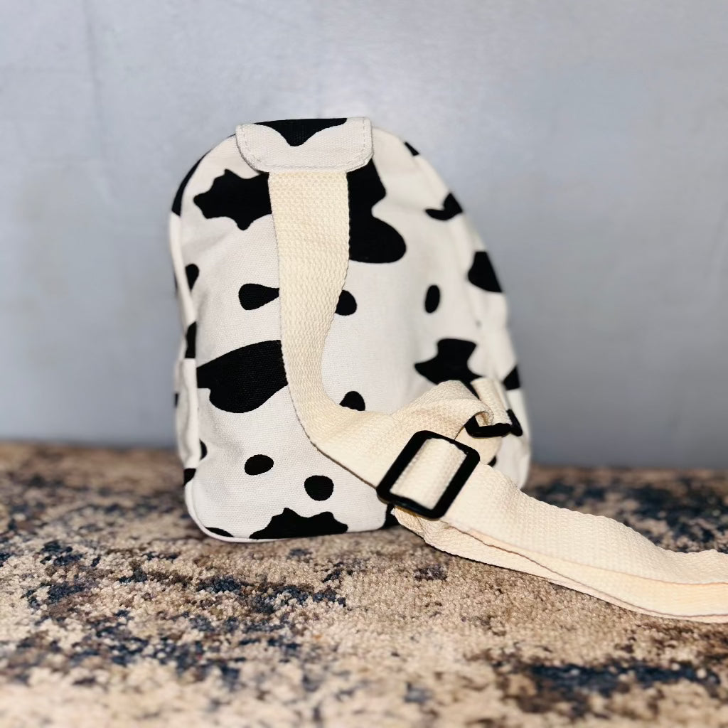 Cow Print Sling Bag