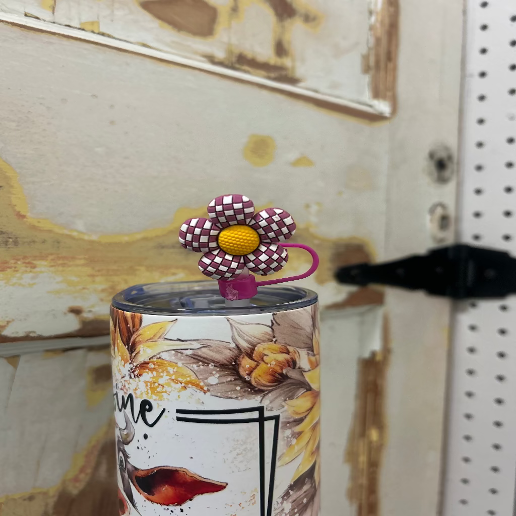 Flower Straw Topper
