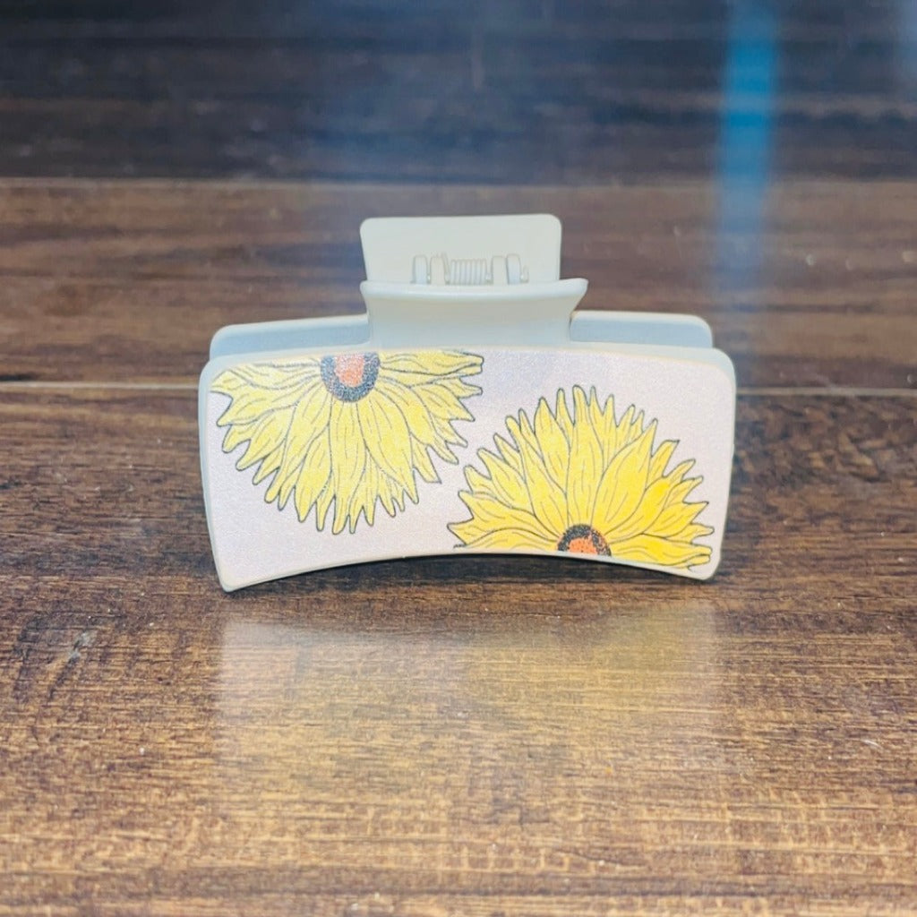 Sunflower Hair Claw