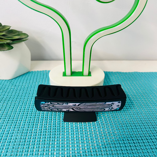 Retro Cactus Hair Claw