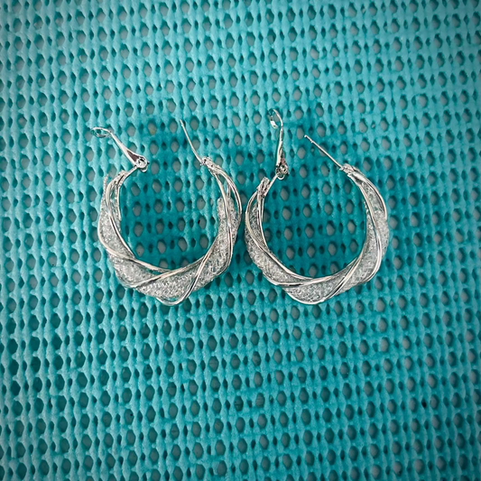 Silver Hoop Earrings