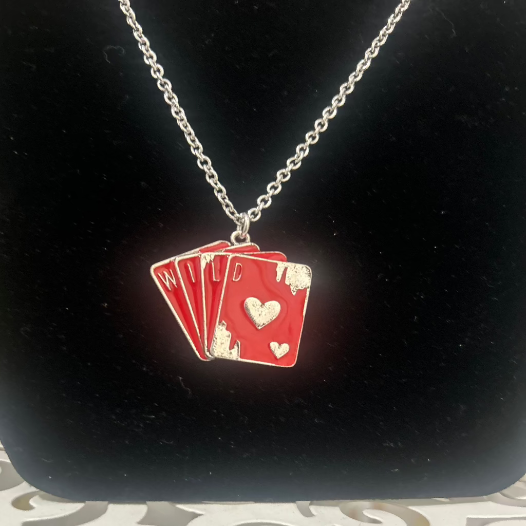 Red Wild Card Necklace