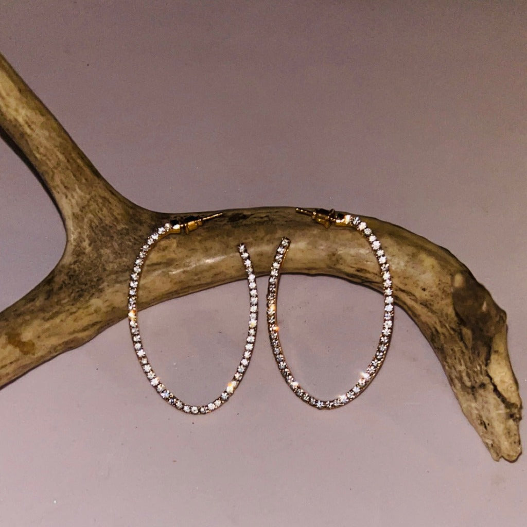 Open Oval Earrings