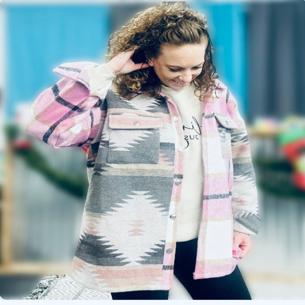 Pink Aztec