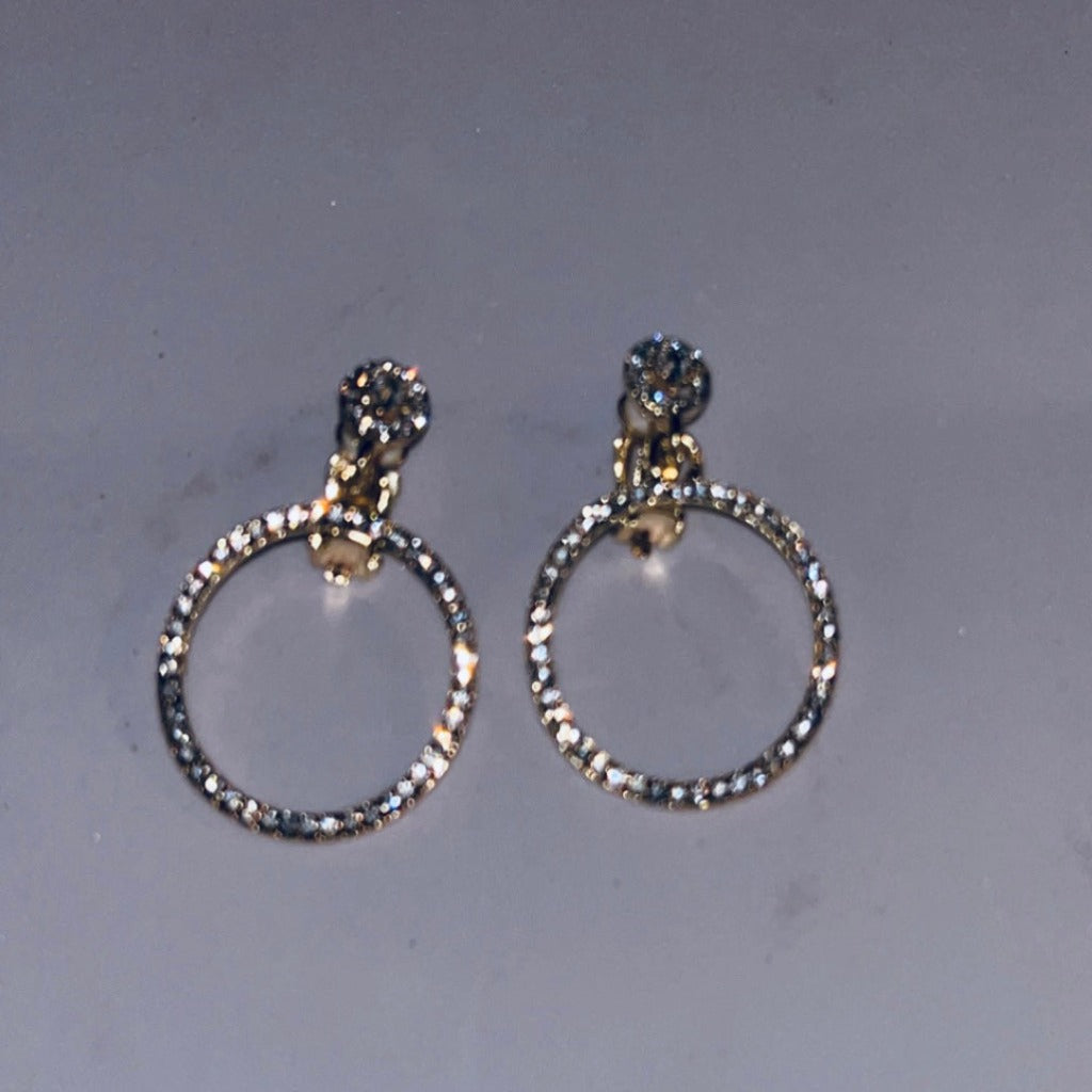 Clip-On Cubic Zirconium Earrings