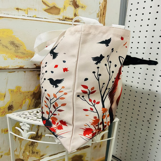 Fox Canvas Tote Bag
