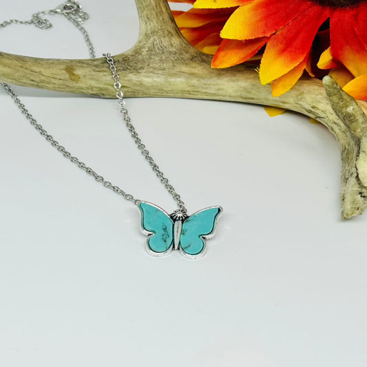 Butterfly Pendant Necklace