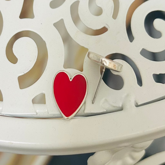 Red Heart Earrings