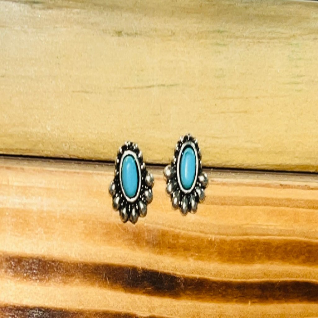 Fan Stud Earrings