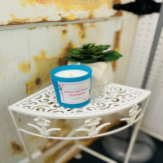 Hawaiian Pink Hibiscus Candle