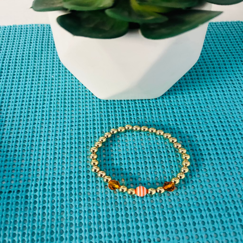 Orange Game Day Bracelets