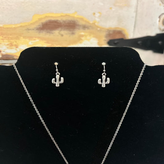 Cactus Necklace Set