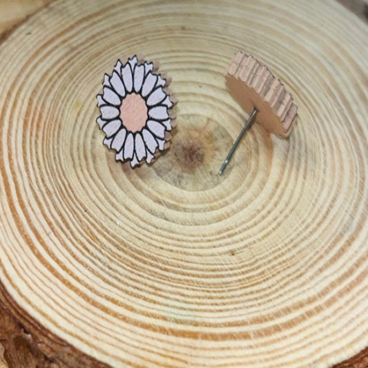 Sunflower stud earrings 